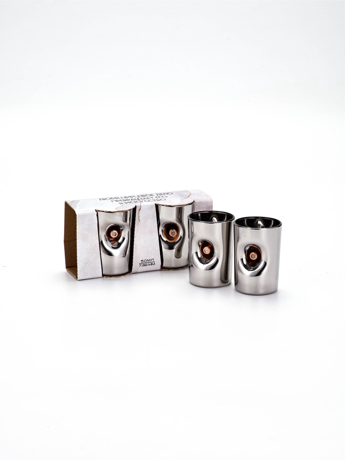 Стопки с пулей «Непробиваемые», 2 шт., 50 мл
