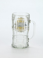 Кружка пивная стеклянная «Крепкому мужику, со светлым будущим», 500 мл - фото 809238371