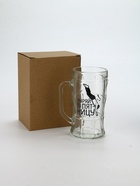Кружка пивная стеклянная «Ныряй в пятницу», 500 мл - фото 809238378