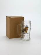 Кружка пивная стеклянная «Сила, честь», 500 мл, 18+ - Фото 5