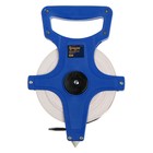 Рулетка геодезическая ТУНДРА, фиберглассовая лента, 50 м - Фото 4