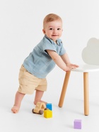 Рубашка (футболка) детская MINAKU, рост 86-92 см, серая - фото 34770018