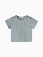 Рубашка (футболка) детская MINAKU, рост 86-92 см, серая - фото 34770020