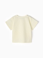 Футболка детская MINAKU, рост 86-92 см, молочная 10839371