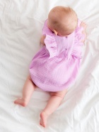 Боди для девочки MINAKU, рост 80-86 см, лиловое - Фото 7