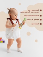 Боди для девочки MINAKU, рост 62-68 см, белое - Фото 2