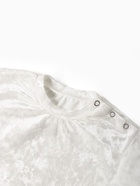 Костюм (шорты и футболка) Крошка Я «Бархат», рост 74-80 см, белый - фото 34672058