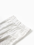 Костюм (шорты и футболка) Крошка Я «Бархат», рост 86-92 см, белый - фото 44692942