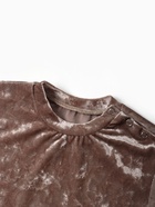 Костюм (шорты и футболка) Крошка Я «Бархат», рост 86-92 см, бежевый - фото 34672088