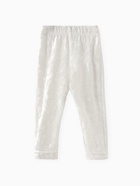 Лосины Крошка Я «Бархат», рост 86-92 см, белые - фото 34672104