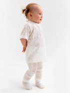 Лосины Крошка Я «Бархат», рост 92-98 см, белые - фото 34672107