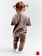 Лосины Крошка Я «Бархат», рост 86-92 см, бежевые - фото 34672121