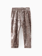 Лосины Крошка Я «Бархат», рост 86-92 см, бежевые - фото 44692980