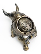 Пепельница для дома «Бык», для сигарет и стиков, 20×12×11 см - Фото 5