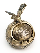 Пепельница для дома «Орёл», для сигарет и стиков, 16×10 см - Фото 5