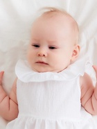 Боди для девочки с воротником MINAKU, рост 62-68 см, белое - фото 809609242