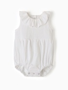 Боди для девочки с воротником MINAKU, рост 62-68 см, белое - фото 809609246