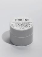 Гель для ногтей «Перепелиное яйцо», с вкраплениями, 5 мл, чёрный, прозрачный - Фото 4