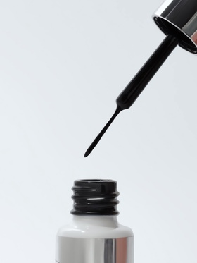 Гель для дизайна ногтей, LED/UV, 8 мл, чёрный