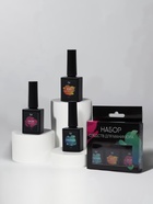 Набор для ногтей, 3 средства: праймер, база, топ, 10 мл - Фото 3