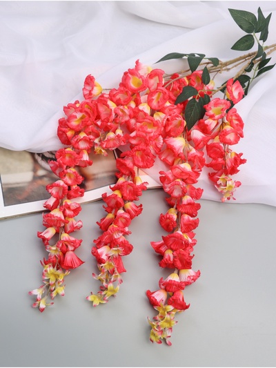Цветы искусственные «Наперстянка бреди», h=97 см, светло-красные