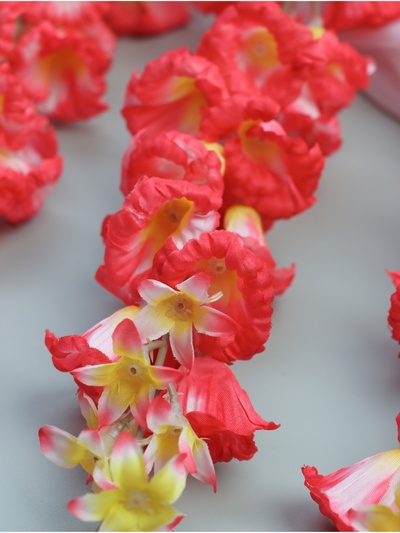 Цветы искусственные «Наперстянка бреди», h=97 см, светло-красные