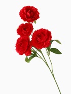 Цветы искусственные «Пион галант колор», 74×10 см, красные - фото 809303520
