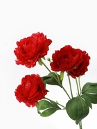Цветы искусственные «Пион галант колор», 74×10 см, красные - фото 809303522