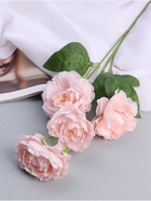 Цветы искусственные «Пион галант колор», 74×10 см, розовые - Фото 2