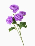 Цветы искусственные «Пион галант колор», 74×10 см, сиреневые - фото 53409637