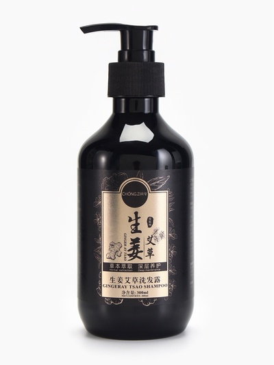 Шампунь для волос Chongzi с имбирем и полынью 300 мл