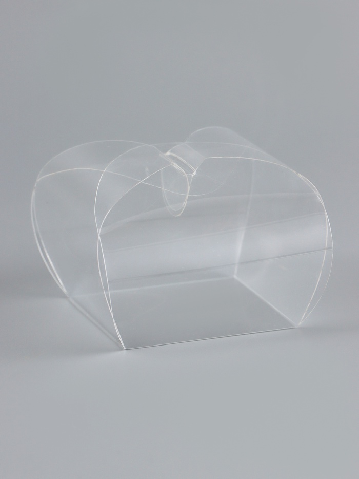 Складная прозрачная коробка из PVC, для упаковки подарков, 4.5×4.5×4.5 см - Фото 1