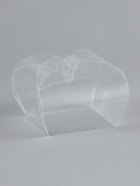 Складная прозрачная коробка из PVC, для упаковки подарков, 4.5?4.5?4.5 см (комплект 5 шт)