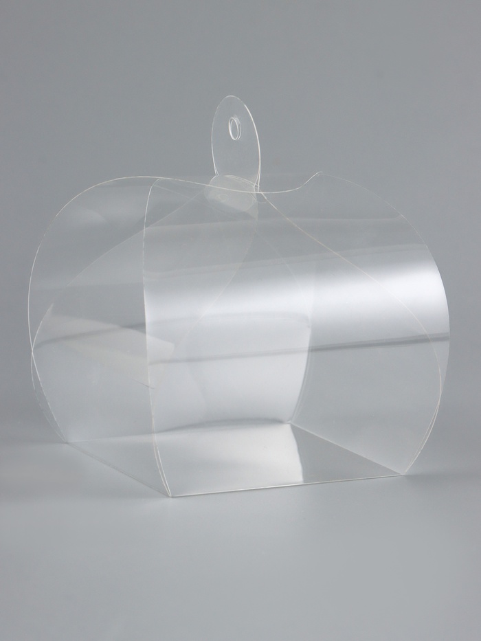 Складная прозрачная коробка из PVC, для упаковки подарков, 7×7×7 см - Фото 1