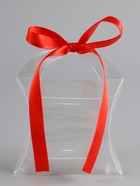 Складная прозрачная коробка из PVC, для упаковки подарков, 11×9×2 см - Фото 3