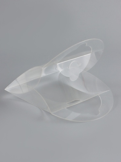 Складная прозрачная коробка из PVC, для упаковки подарков, 11×9×2 см