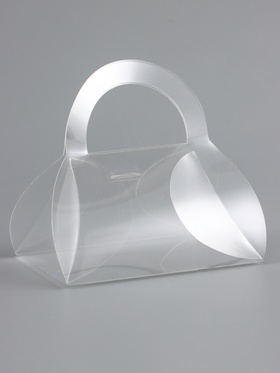 Складная прозрачная коробка из PVC, для упаковки подарков, 9.5?6?5 см (комплект 5 шт)