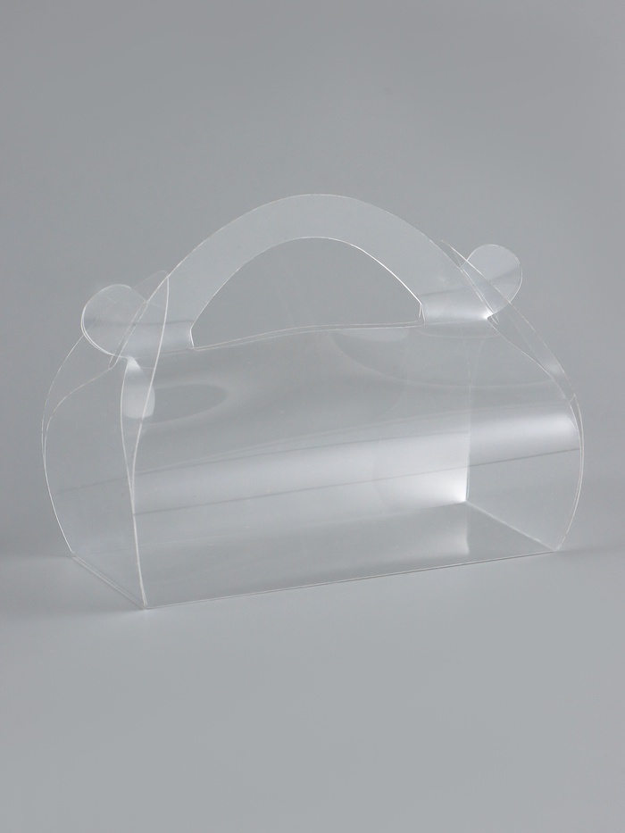 Складная прозрачная коробка из PVC, для упаковки подарков, 9.9×4.9×5.5 см - Фото 1
