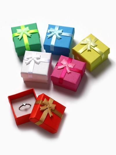 Коробочка подарочная под кольцо «Неон», 4×4 см, МИКС