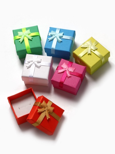 Коробочка подарочная под кольцо «Неон», 4×4 см, МИКС, вставка белая