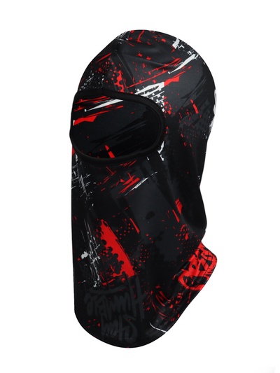 Маска-балаклава Crazy, размер универсальный, чёрная