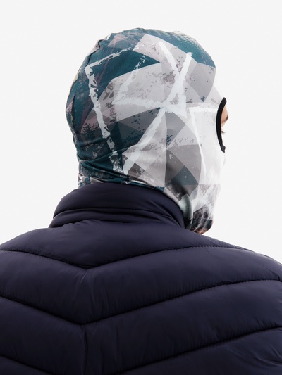 Маска-балаклава Gray Shapes, размер универсальный, серая