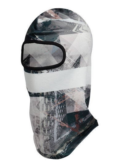 Маска-балаклава Gray Shapes, размер универсальный, серая