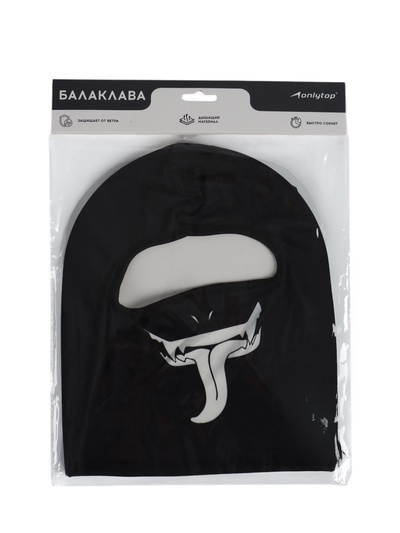 Маска-балаклава Oni, размер универсальный, чёрная