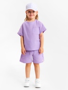 Шорты из муслина для девочек KAFTAN, рост 104 см, лиловые - фото 34613492