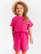 Шорты из муслина для девочек KAFTAN, рост 98 см, розовые - Фото 5