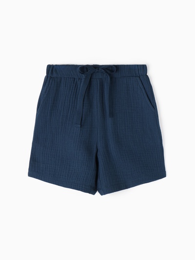 Шорты из муслина для мальчика KAFTAN, рост 110 см, синие
