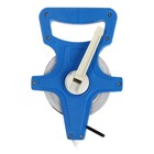 Рулетка геодезическая ТУНДРА, фиберглассовая лента, 30 м - Фото 3