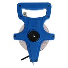 Рулетка геодезическая ТУНДРА, фиберглассовая лента, 30 м - Фото 4