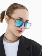 Очки солнцезащитные «OneSun. Wayfarer», uv 400, линза 5.2×4.1 см, прозрачный, серый, голубой - Фото 2